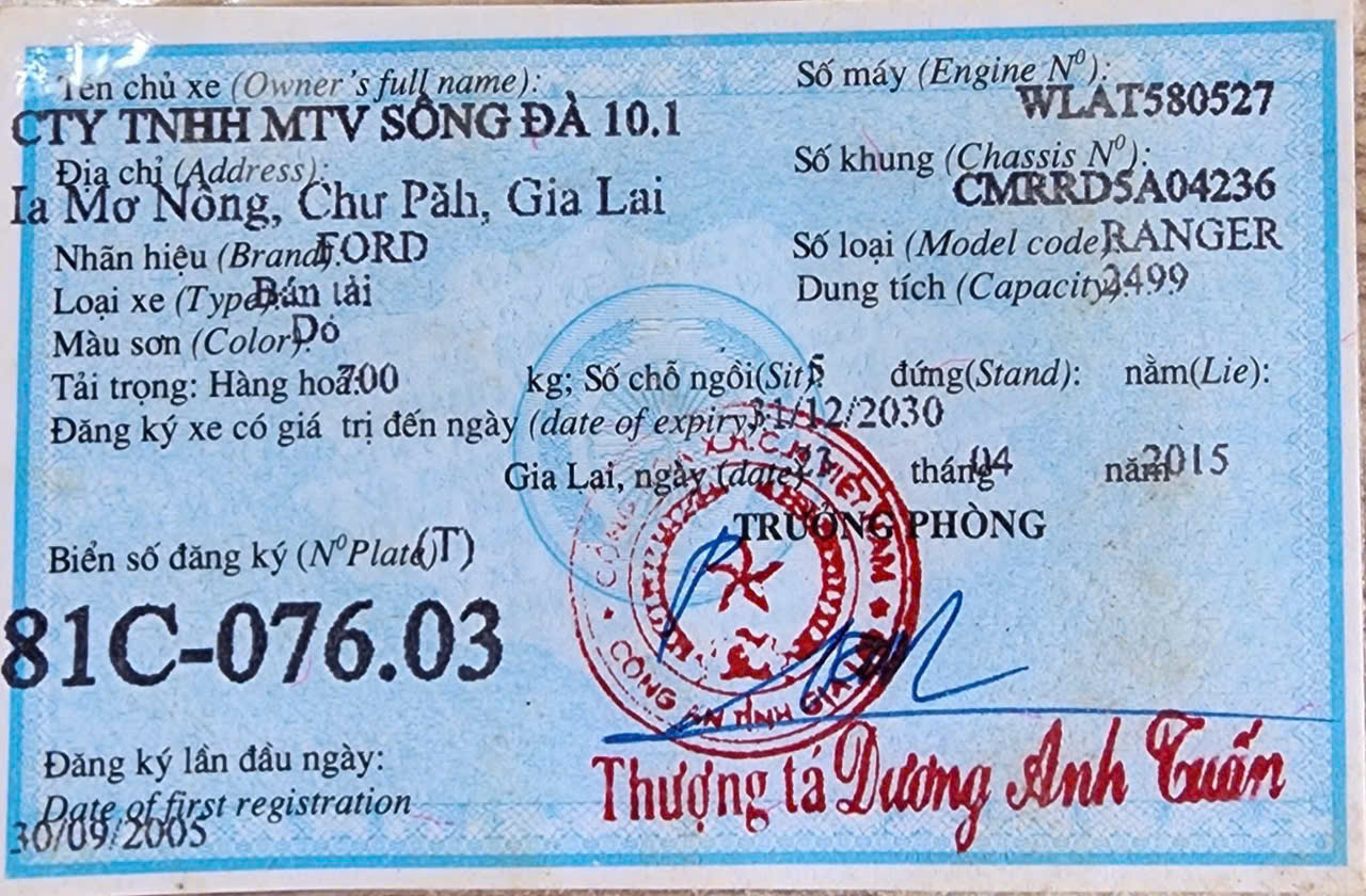 Xe, máy cũ, hỏng, Lô thứ 2 của Công ty TNHH MTV Sông Đà 10.1 7